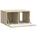vidaXL Nástenná TV skrinka 59,5 x 41 x 30 cm Dub sonoma