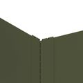 vidaXL Obrubník trávnika 4 ks 100 x 60 x 20 cm Oceľ Olivovo zelená