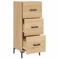 vidaXL Komoda dub sonoma 34,5x34x90 cm spracované drevo