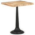 vidaXL Bistro stolík 60x60x76 cm surové mangovníkové drevo