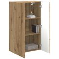 vidaXL TV nástenná skriňa 59,5 x 31 x 100 cm Remeselný dub