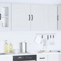 vidaXL kuchynské nástenné skrinky 2 ks "Kalmar" White Engineered Wood