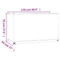 vidaXL Obaly na záhradný nábytok 2 ks 8 očiek 170x94x70 cm obdĺžnikové