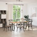 vidaXL Nohy ku konzolovému stolíku v tvare U, 2 ks, antracitové, 28 x (72-73) cm, oceľ