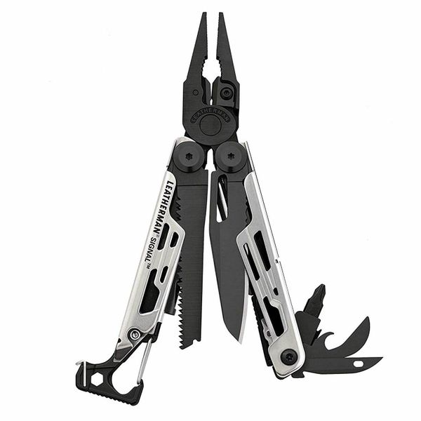 Leatherman LTG832625 SIGNAL BLACK/SILVER multifunkčný nástroj 19 funkcií, čierno-strieborná