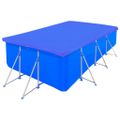 vidaXL Krycie plachty na bazén 2 ks PE obdĺžnikové 90 g/m² 400x207 cm