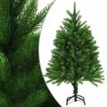 vidaXL Umelý vianočný stromček, realistické ihličie 120 cm, zelený