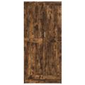 vidaXL Šatník dymový dub 82,5x51,5x180 cm spracované drevo