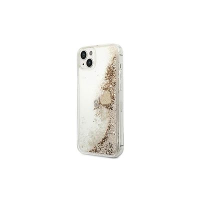 Obal Guess pre iPhone 14 Plus 6,7" GUOHCP14MGLHFLGO zlatý HC Liquid Glitter Charms