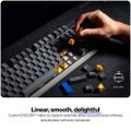 Endorfy mechanická klávesnice Thock V2 / bezdrátová / ARGB /  yellow sw. / USB / num. kl. / US layout Klávesnice, herní, bezdrátová, mechanická, Endorfy Yellow, US layout, ARGB, hliníková konstrukce, Bluetooth, 2,4GHz, USB, šedá