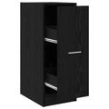 vidaXL Lekárenský kabinet Čierny dub 30 x 41 x 77.5 cm