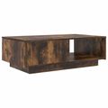 vidaXL Konferenčný stolík Dymová dub 95 x 55 x 31 cm Kompozitné drevo