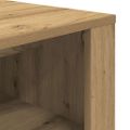 vidaXL Lavica na topánky dub artisan 100x35x45 cm kompozitné drevo