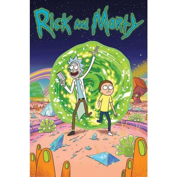 Plagát Rick And Morty - Portal