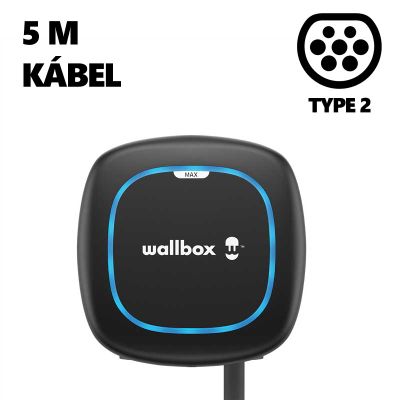 WALLBOX Pulsar Max Autonabíjačka 22 kW T2 5m č