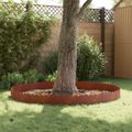 vidaXL Obrubník trávnika 20 ks 103 x 25 cm Oceľ Hrdzavý