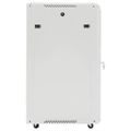 vidaXL 15U Nástenná serverová skriňa 19" IP20 sivá 60x60x100 cm