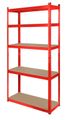 Skladový regál REBEL RB-1251R 180x90x40, červený