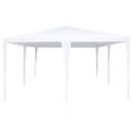 vidaXL Párty stan Biela 400 x 400 x 266 cm Polyetylén a oceľ
