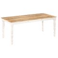 vidaXL Jedálenský stôl 180x90x76 cm masívne mangovníkové drevo