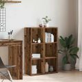 vidaXL skrinka na knihy/príborník Old Wood 66x30x98 cm Engineered Wood