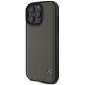 Puzdro Mercedes pre iPhone 16 Pro Max 6,9" MEHCP16X23RBCSB Hardcase MB Curved Stitches Kožená hnedá