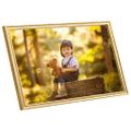 vidaXL Fotorámiky na stenu, koláž 5 ks, zlaté 42x59,4 cm, MDF