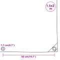 vidaXL Celta antracitová 1,5x2 m 650 g/m²