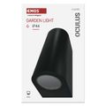 LED záhradné stienne svetlo EMOS ZGF020P , 8,8 x 6,7 x 15,3 cm, 2 x GU10, 35 W