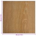 vidaXL Samo-lepiace podlahové dosky drevo 30,5 x 30,5 cm 20 ks PVC