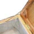 vidaXL Úložný box biely 110 cm prírodný ratan Kubu a masívny mahagón