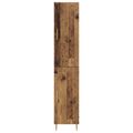 vidaXL Highboard 2 ks Staré drevo 34,5 x 34 x 180 cm Kompozitné drevo