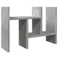 vidaXL Organizér na stôl, betónový 34,5x15,5x35,5 cm, kompozitné drevo