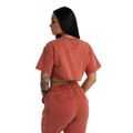 Dámske tričko CropTop Washed Terra - STRIX