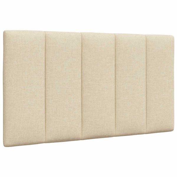 vidaXL Vankúš na čelo postele Hanko krémový 90 cm látka