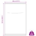 vidaXL Tkaninové vrecia 100 ks Biela 80 x 125 cm PP