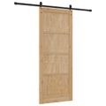 vidaXL Posuvné dvere ORKDAL 86 x 211 cm Borovicový masív