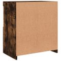vidaXL Komoda s LED svetlami dymový dub 60,5x37x67 cm