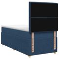 vidaXL Posteľ boxspring s matracom Modrá 80 x 200 cm Látka