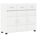 vidaXL Servírovacia skriňa FLORIN 88,5 x 30,5 x 73 cm Biela