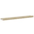 vidaXL Nástenné police 4 ks, biele a dub sonoma 60x9x3 cm