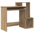 vidaXL Stôl Remeselný dub 106 x 41 x 88.5 cm Kompozitné drevo