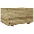vidaXL Záhradný kvetináč 90x60x49,5 cm impregnovaná borovica