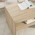 vidaXL Konferenčný stolík Sonoma dub 60 x 50 x 40 cm Kompozitné drevo