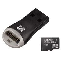 SanDisk microSD HC Mobile ULTRA (Class 2) - 8 GB