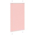 vidaXL Plisovaná roleta ružová 75x150 cm šírka látky 74,4 cm polyester