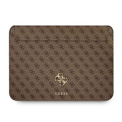Puzdro Guess GUCS13G4GFBR 13" hnedé 4G veľké logo