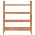 vidaXL Stojany na topánky 2 ks 69x27x41 cm masívny orech