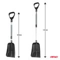 Teleskopická lopata na sneh s hliníkovou čepeľou 103cm-131cm AMiO-04152