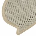 vidaXL Samolepiace nášľapy na schody, sisalový vzhľad 15 ks 65x21x4 cm